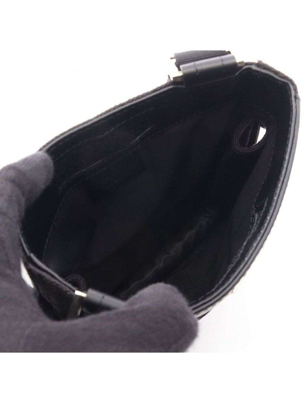 Gucci Shoulder Bag GG Canvas 019 Black - Picture 3 of 7